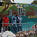 Réalisation d'une fresque murale