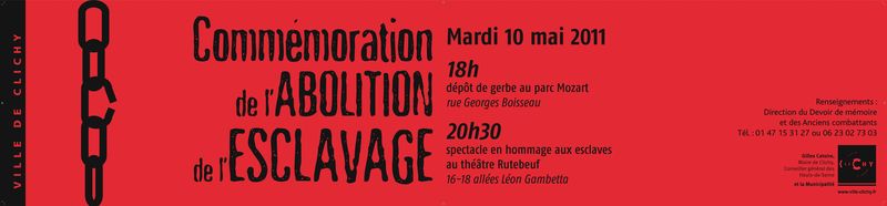 Bache abolition esclavage 2011-2