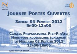 Portes ouvertes 2012