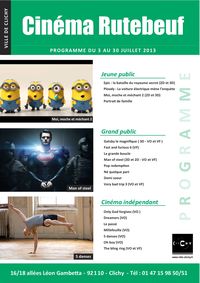 Juillet 2013 ciné rutebeuf Clichy