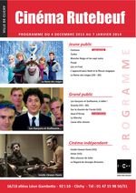 Programme cinéma décembre 2013 Rutebeuf Clichy
