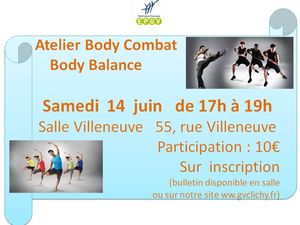 BODY COMBAT SAMEDI 14 JUIN 