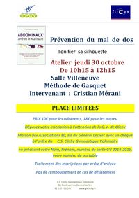 Prévention  du  mal  de  dos