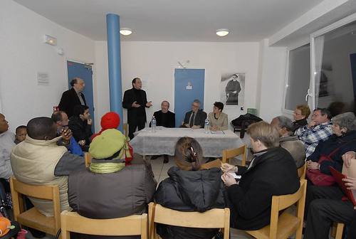 Visite au nouveau centre Emmaüs de Clichy